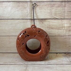 YANKEE CANDLE 3 in 1 Ceramic Garden Sphere Outdoor Bird Feeder Planter #1311498